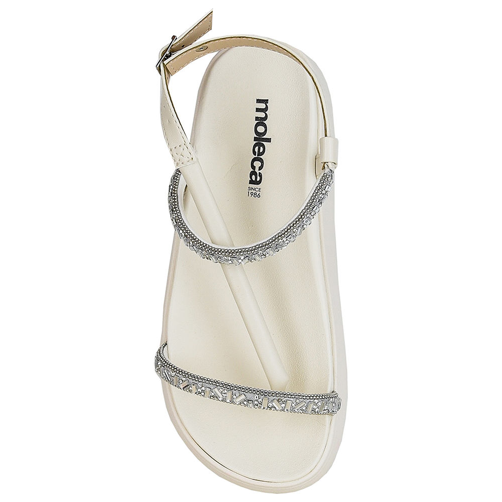 SANDALIA FLATFORM GOTA STRASS MOLECA image number 2