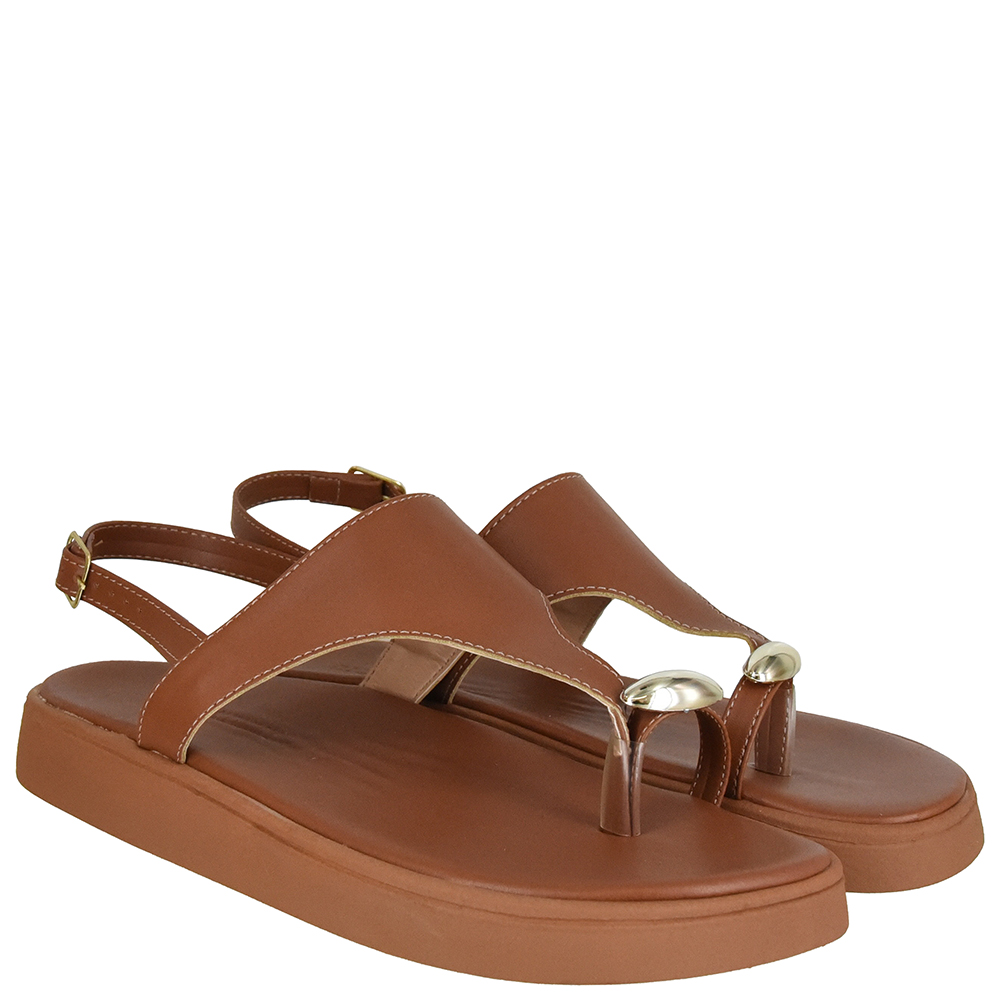 SANDALIA FLATFORM ENFEITE DI SANTINNI image number 1