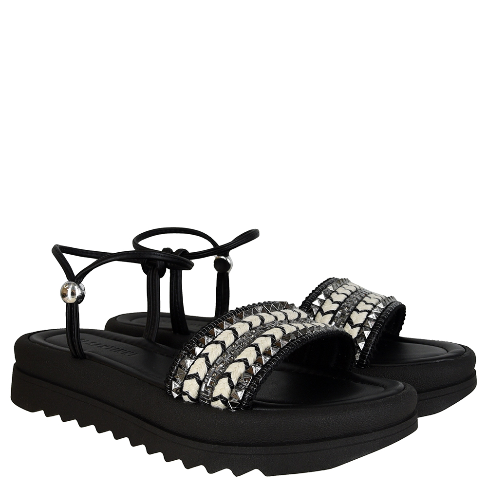 SANDALIA FLATFORM PIRAMIDES DI SANTINNI image number 1