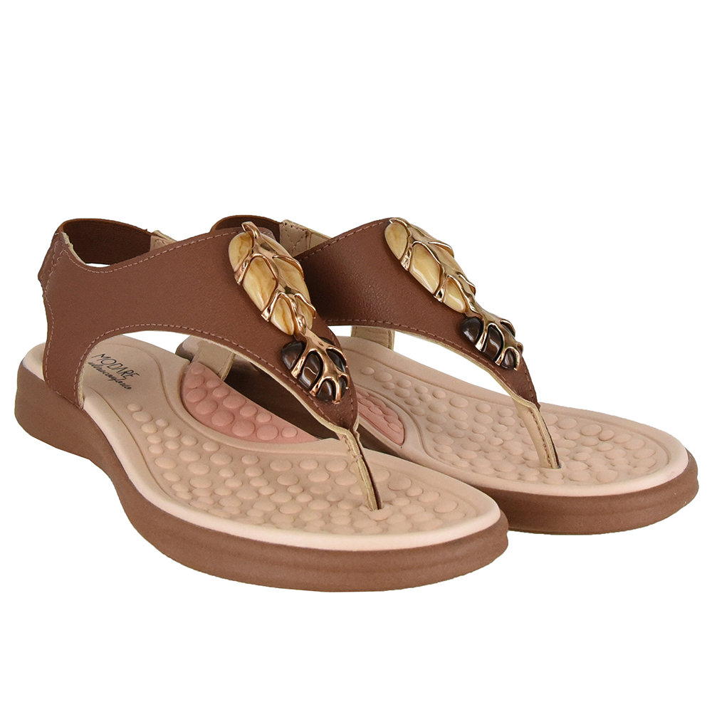 SANDALIA FLATFORM PEDRAS MODARE image number 1