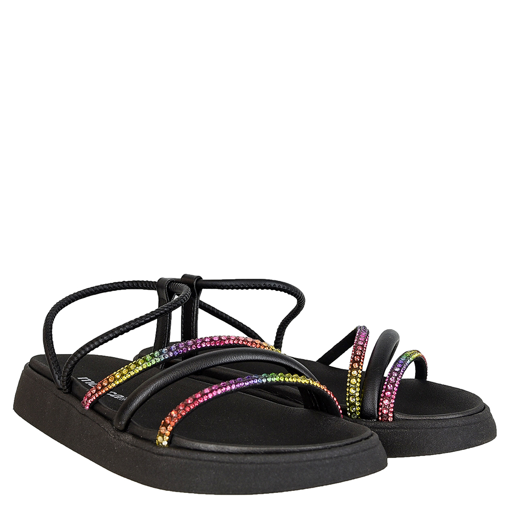 SANDALIA MOLECA FLATFORM STRASS image number 1