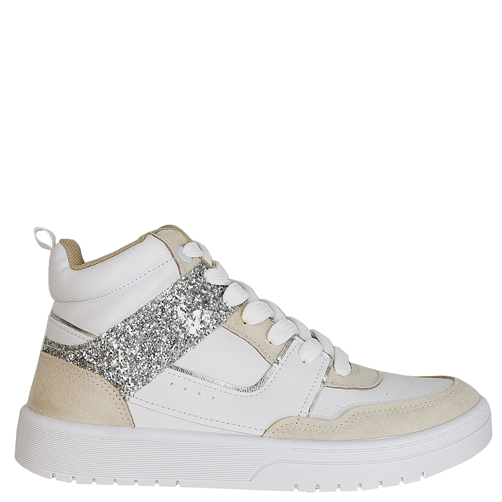 TENIS CANO ALTO GLITTER MOLECA image number 0