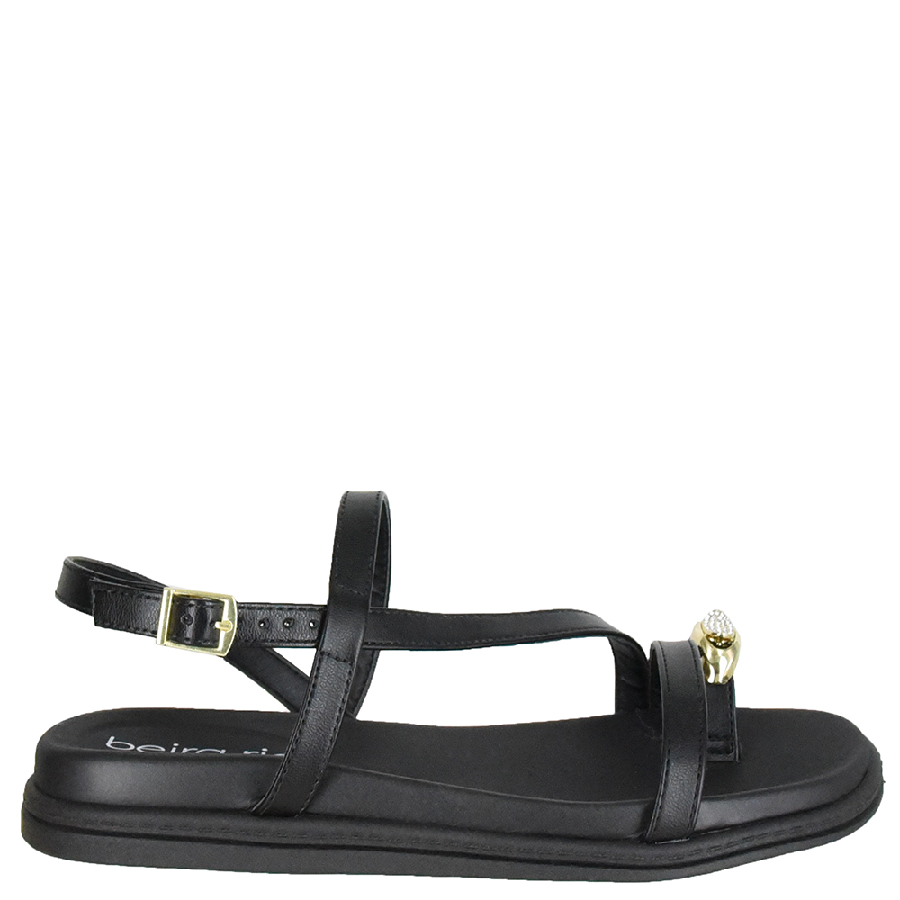 SANDALIA FLATFORM METAL BEIRA RIO image number 0