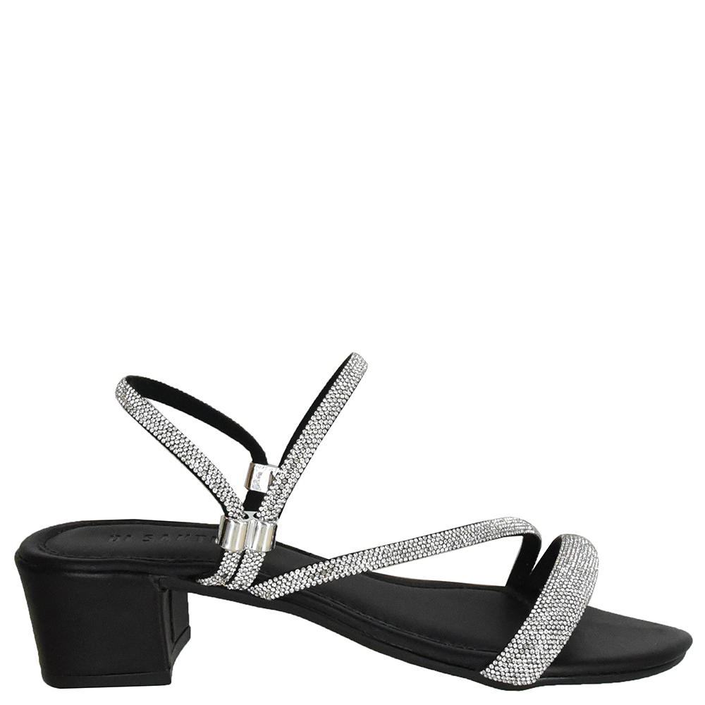 SANDALIA SALTO BLOCO STRASS REGULADOR DI SANTINNI image number 0