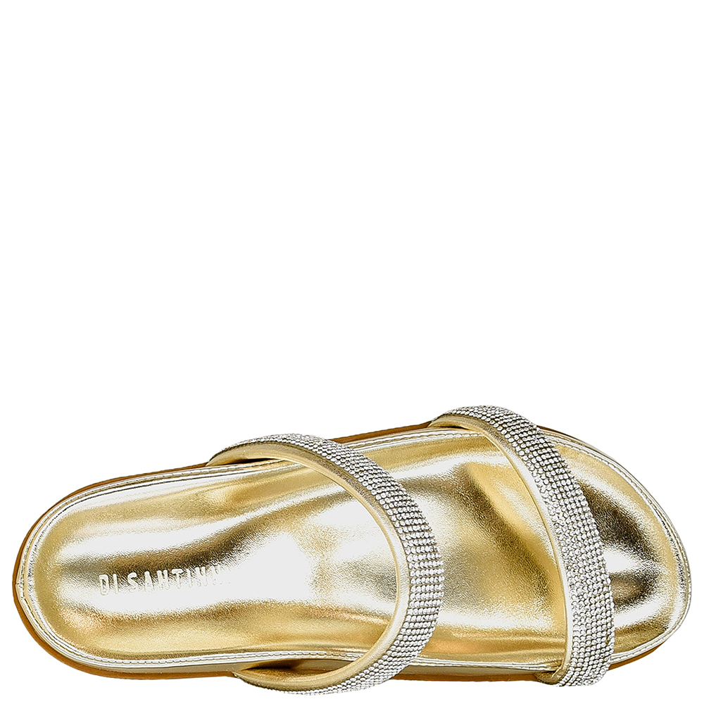 BIRKEN DUAS TIRAS STRASS METALIZADO DI SANTINNI image number 1