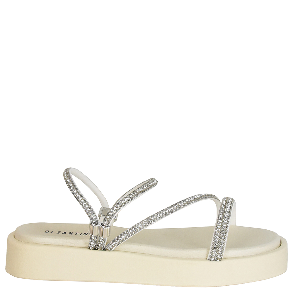 SANDALIA FLATFORM STRASS DI SANTINNI image number 0
