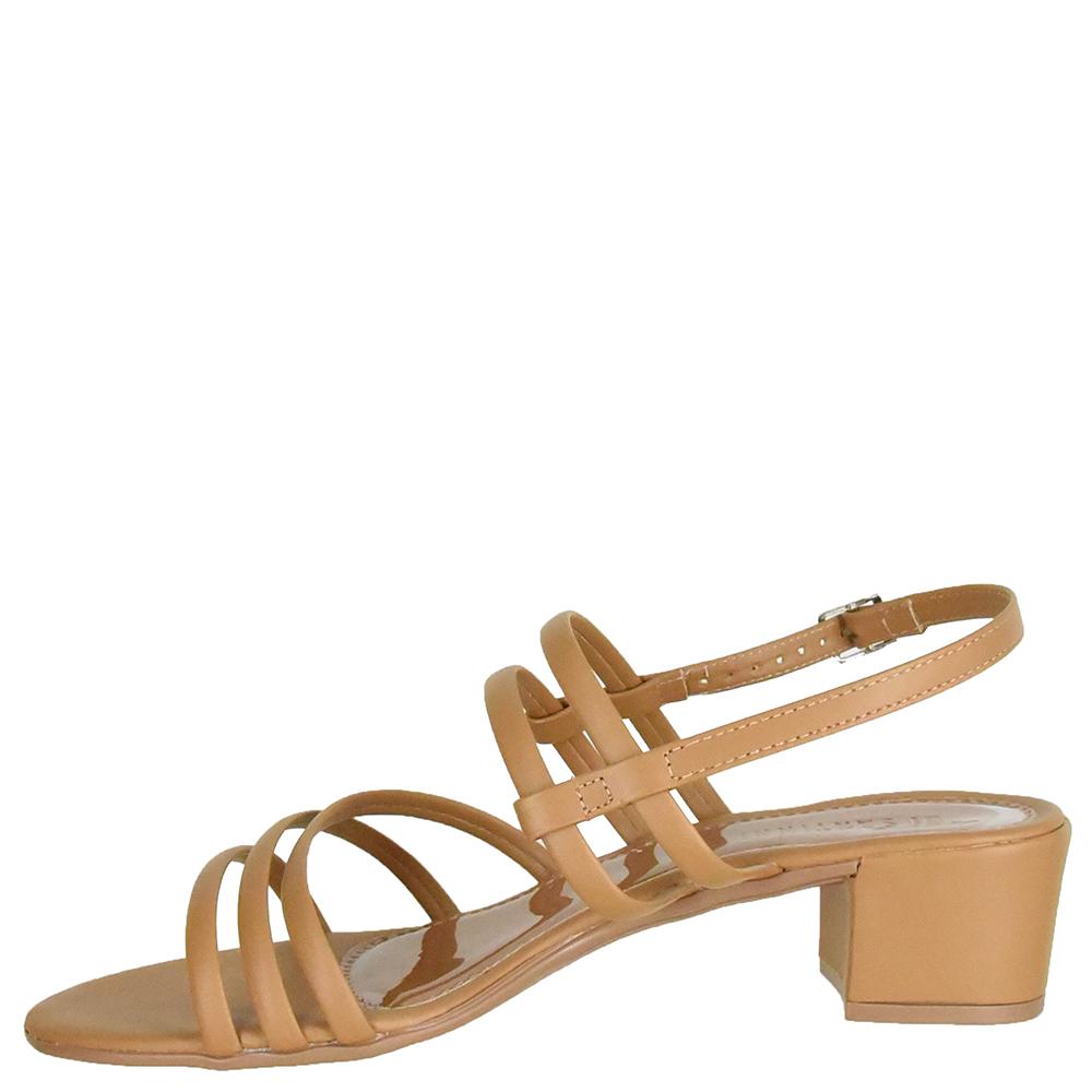 SANDALIA SALTO BLOCO TIRAS ABAULADAS DI SANTINNI image number 3