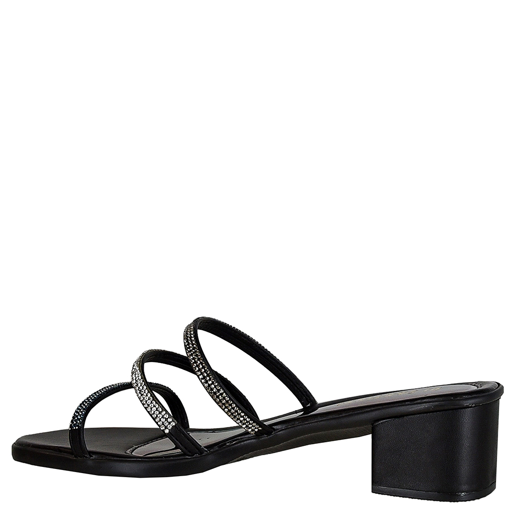 TAMANCO SALTO BLOCO TIRAS STRASS DI SANTINNI image number 3