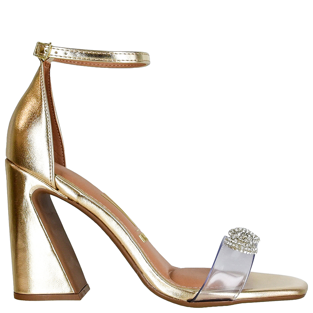 SANDALIA SALTO VINIL LACO STRASS VIZZANO image number 0