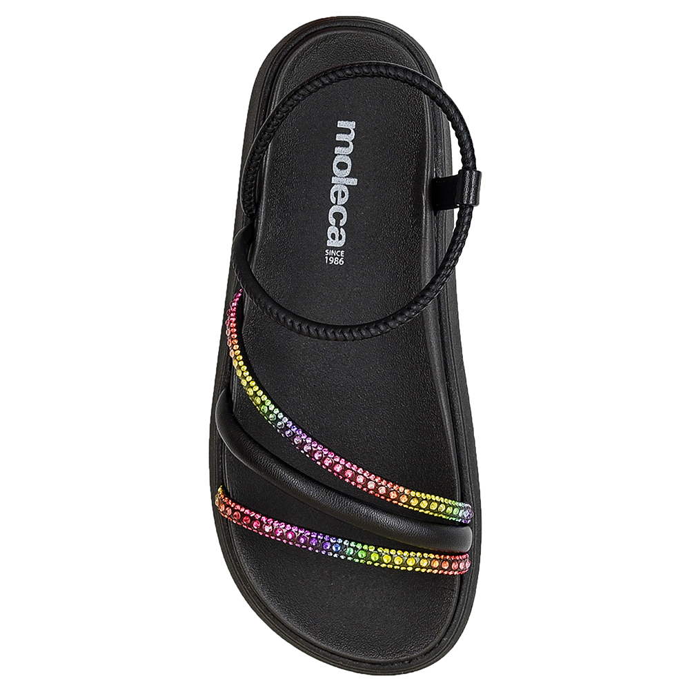 SANDALIA MOLECA FLATFORM STRASS image number 2