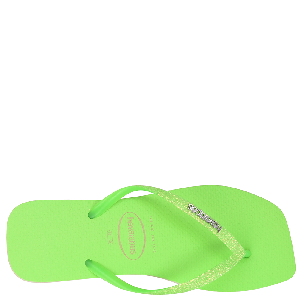 CHINELO HAVAIANAS SLIM SQUARE GLITTER NEON image number 1