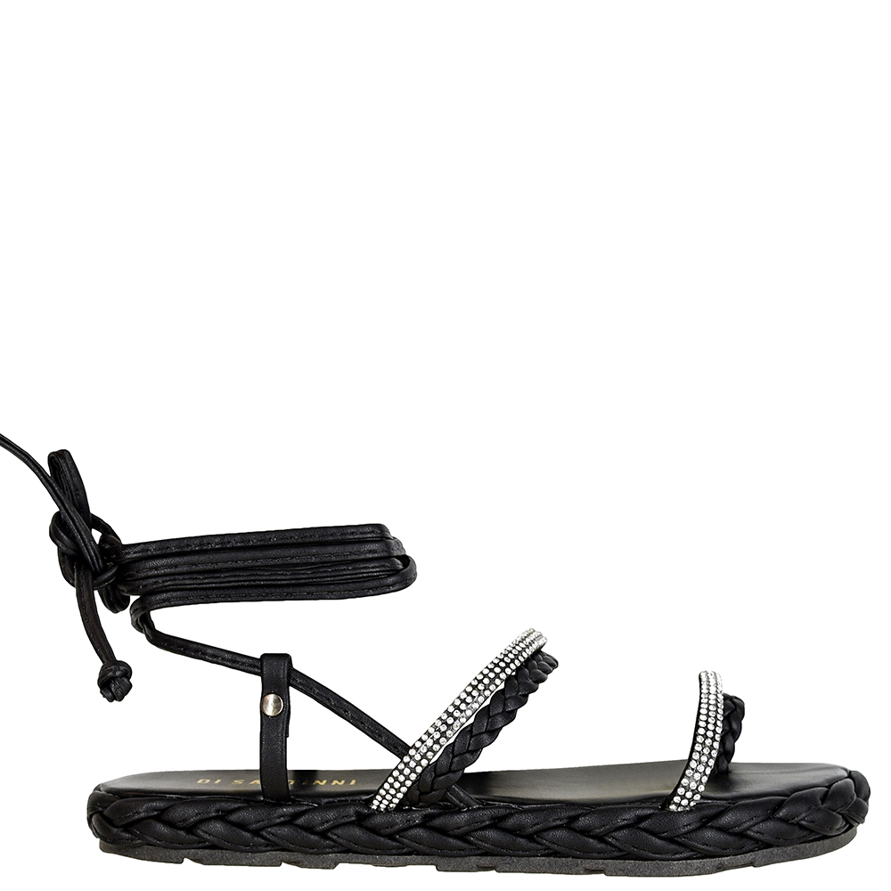 SANDALIA FLATFORM STRASS DI SANTINNI image number 0