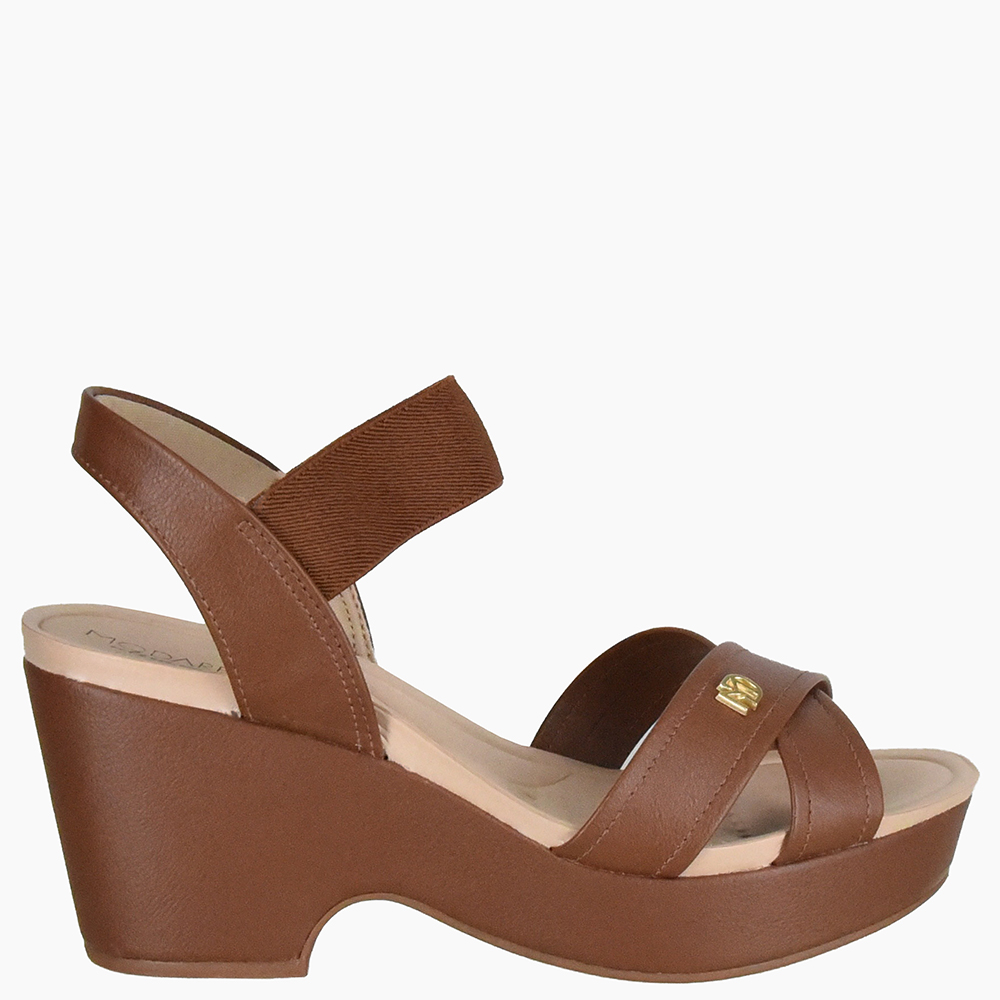 SANDALIA PLATAFORMA SALTO TIRAS CRUZADAS MODARE image number 0