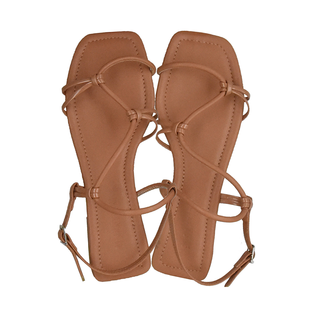 SANDALIA BAIXA TIRAS ROLICAS DI SANTINNI image number 0