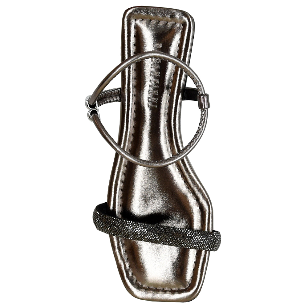 SANDALIA BAIXA STRASS REGULADOR DI SANTINNI image number 2