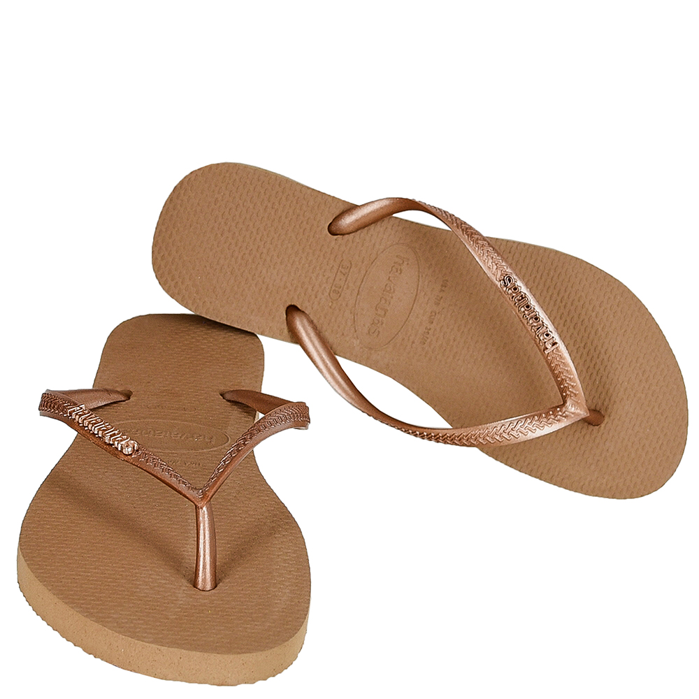 CHINELO HAVAIANAS SLIM LOGO METALLIC image number 4