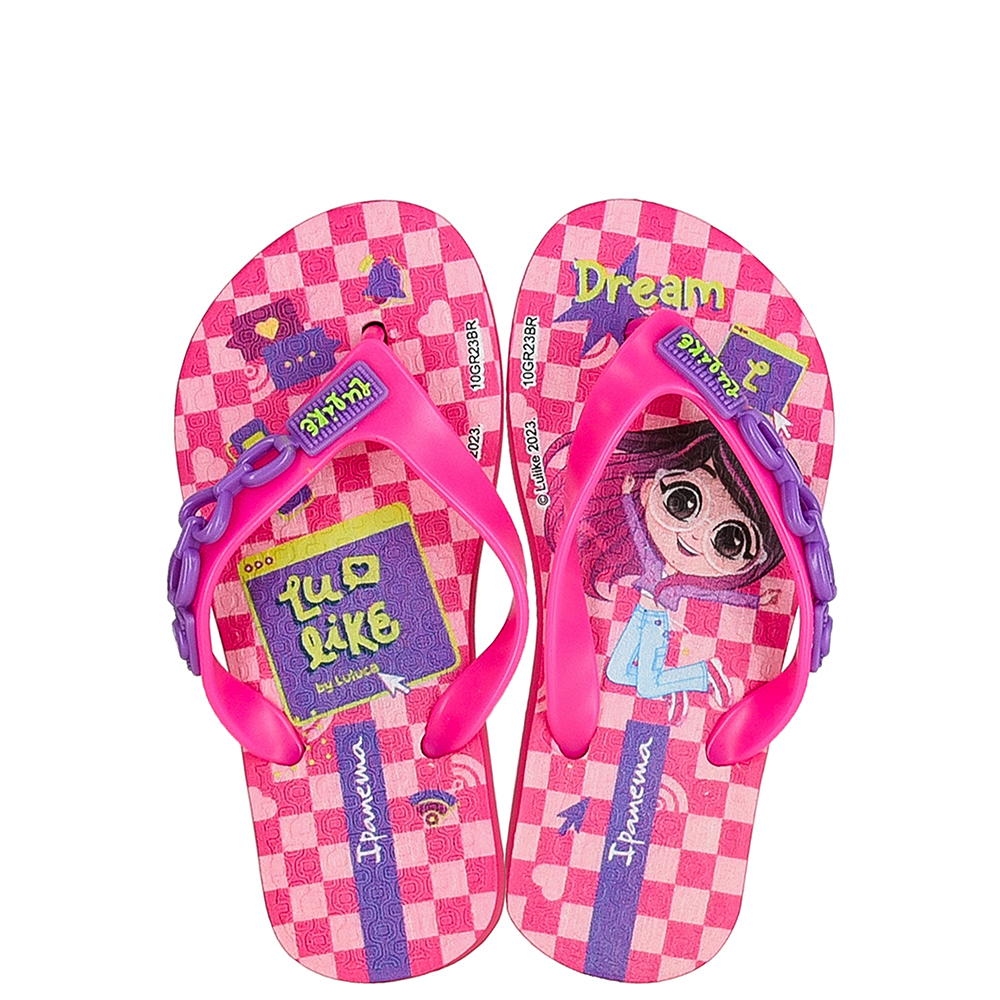 Chinelo Infantil Ipanema Luluca Estampado Azul C&A