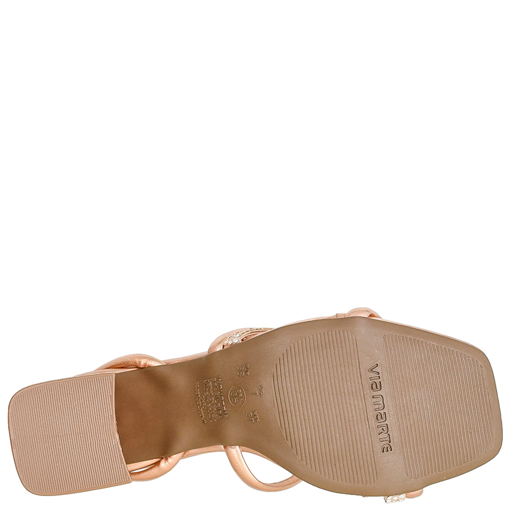 SANDALIA SALTO STRASS PULSEIRA VIA MARTE image number 4