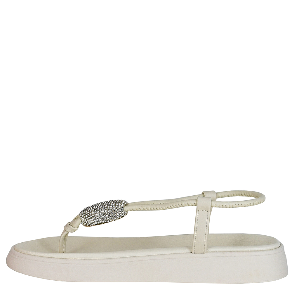 SANDALIA FLATFORM REGULADOR STRASS MOLECA image number 3