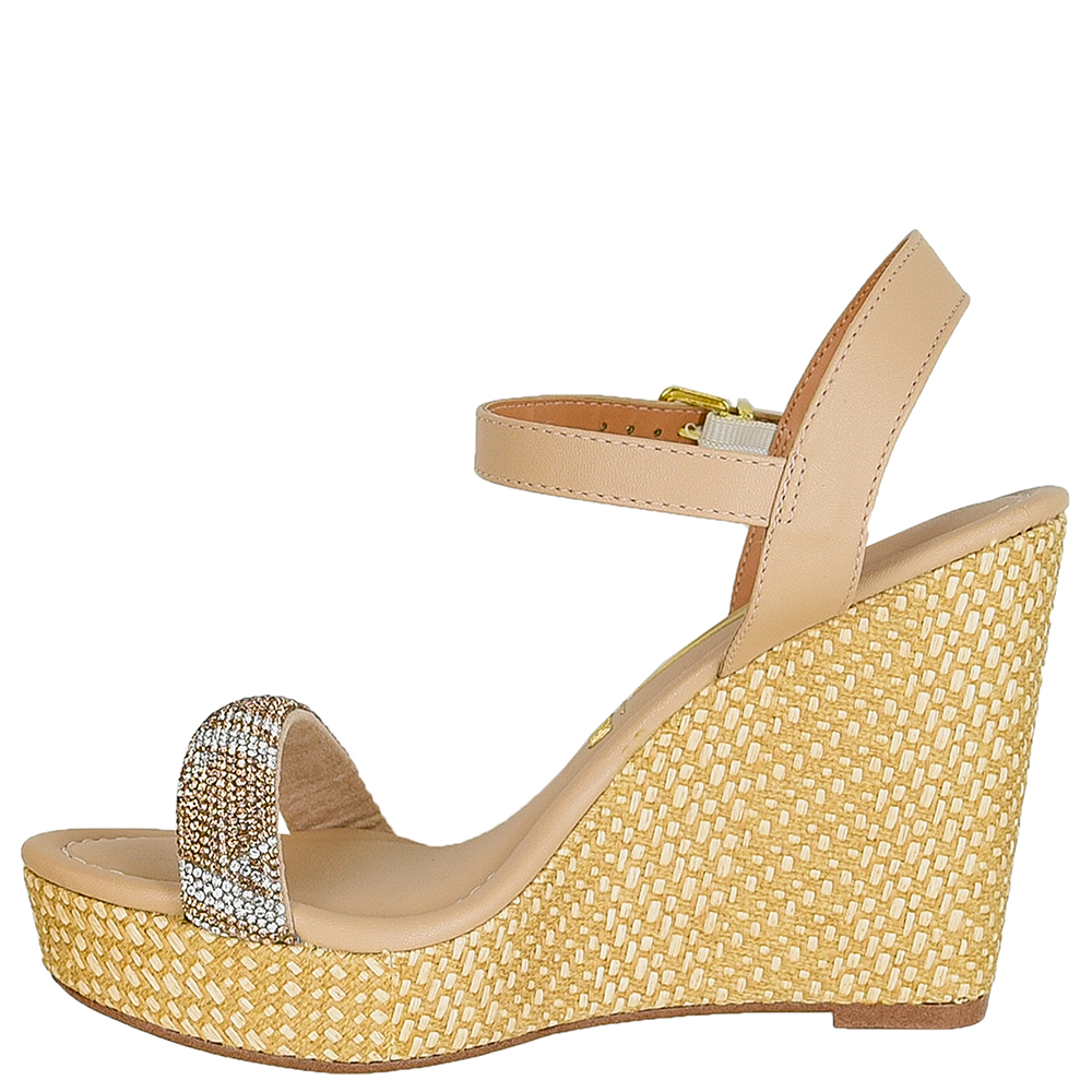 SANDALIA ANABELA STRASS VIZZANO image number 3
