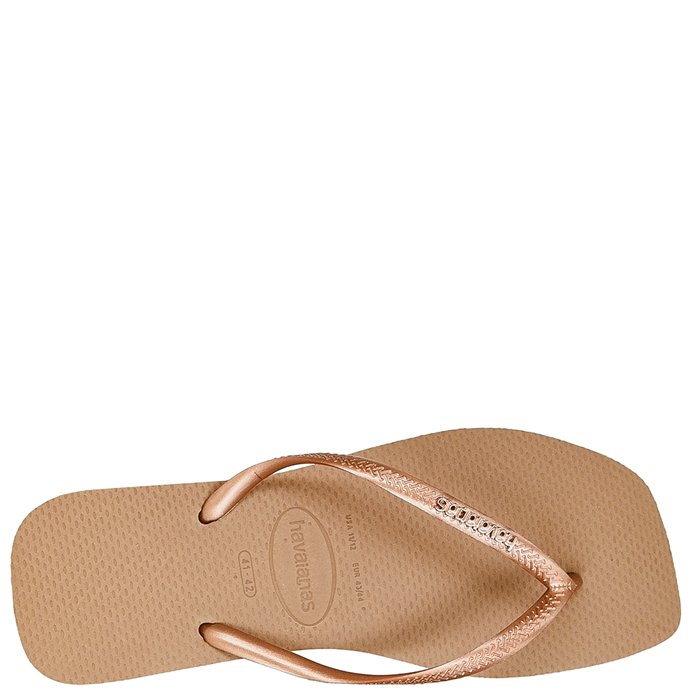 CHINELO HAVAIANAS SLIM SQUARE LOGO METALLIC image number 1
