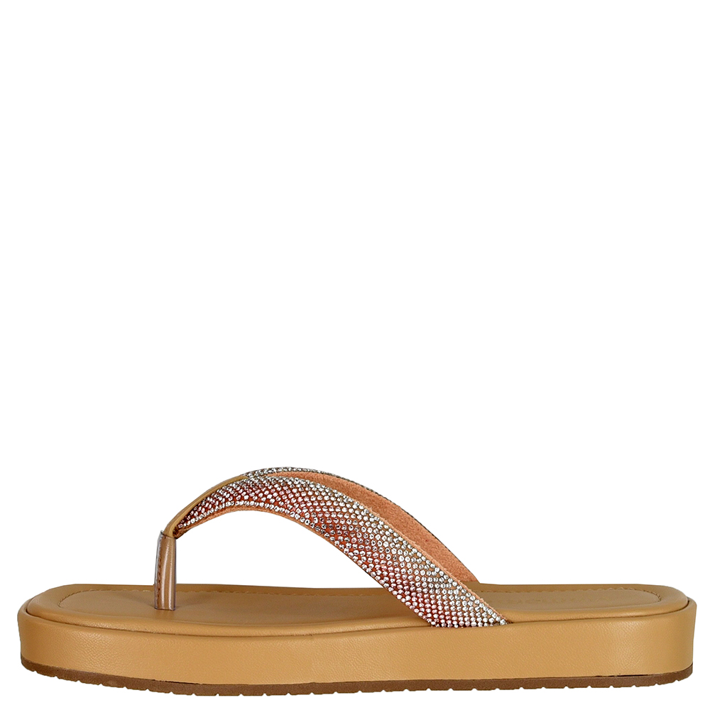 CHINELO FLATFORM STRASS VIA MARTE image number 3