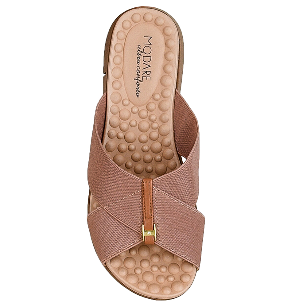 SANDALIA FEM CONFORTO TAMANCO COM ELASTICO MODARE image number 2