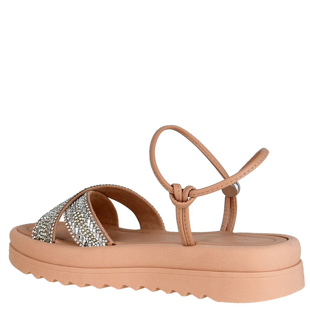 SANDALIA FLATFORM TIRAS CRUZADAS DI SANTINNI image number 3