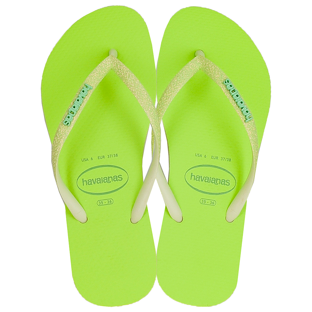 CHINELO HAVAIANAS SLIM GLITTER NEON image number 0