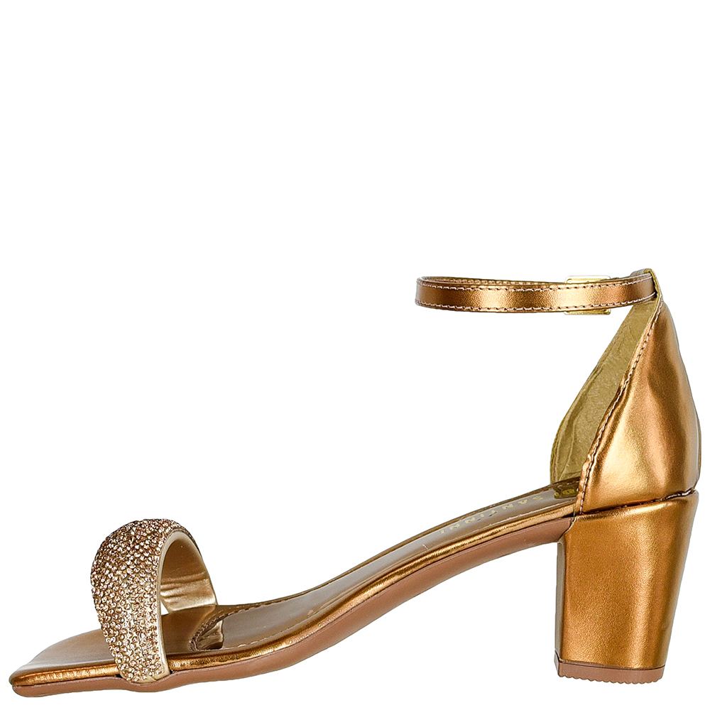 SANDALIA SALTO STRASS LISO DI SANTINNI image number 3