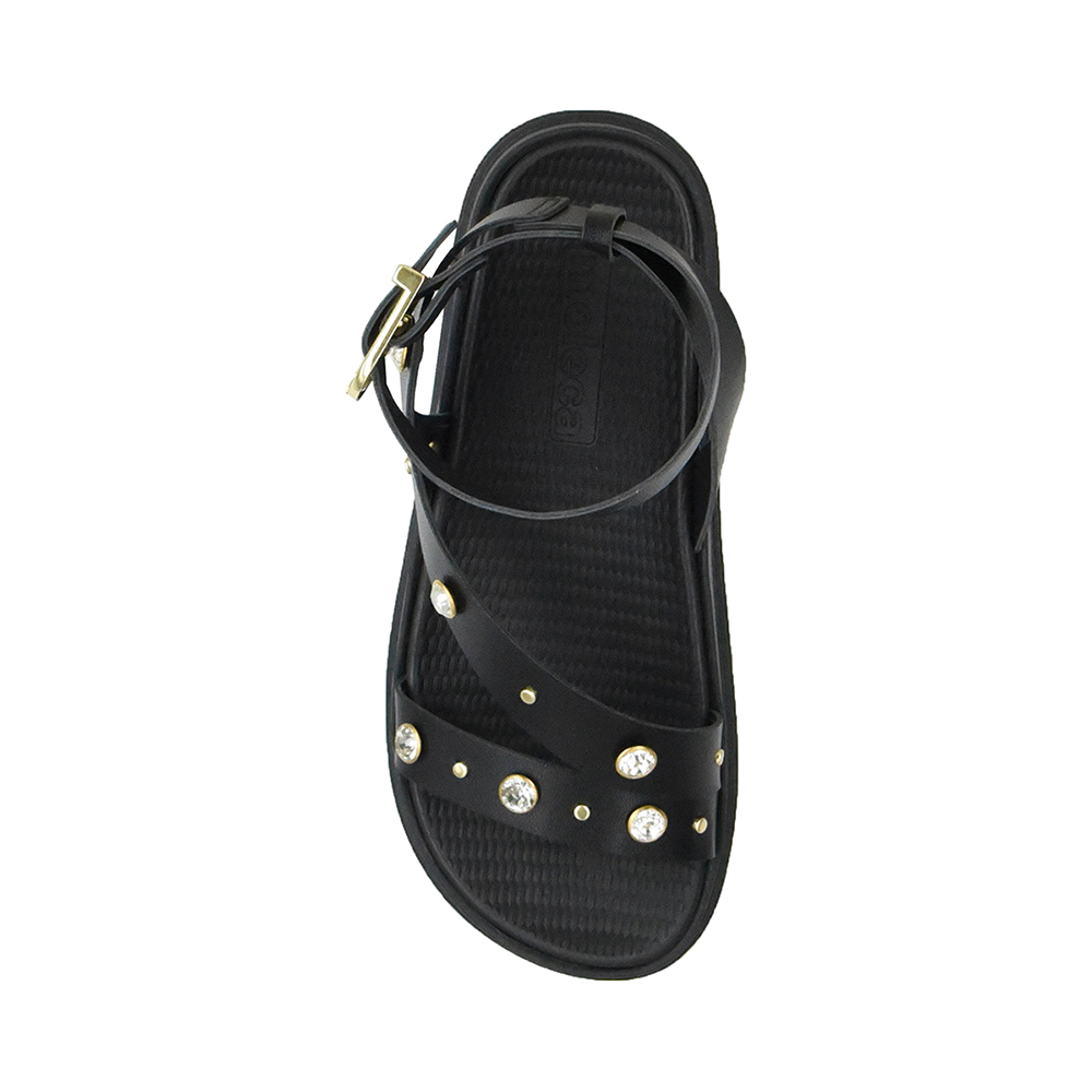 SANDALIA FLATFORM CRISTAIS MOLECA image number 1
