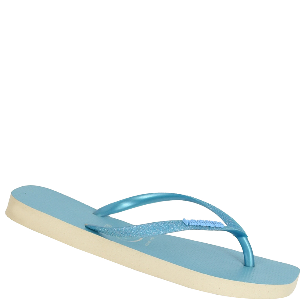 CHINELO HAVAIANAS SLIM SQUARE GLITTER NEON image number 2