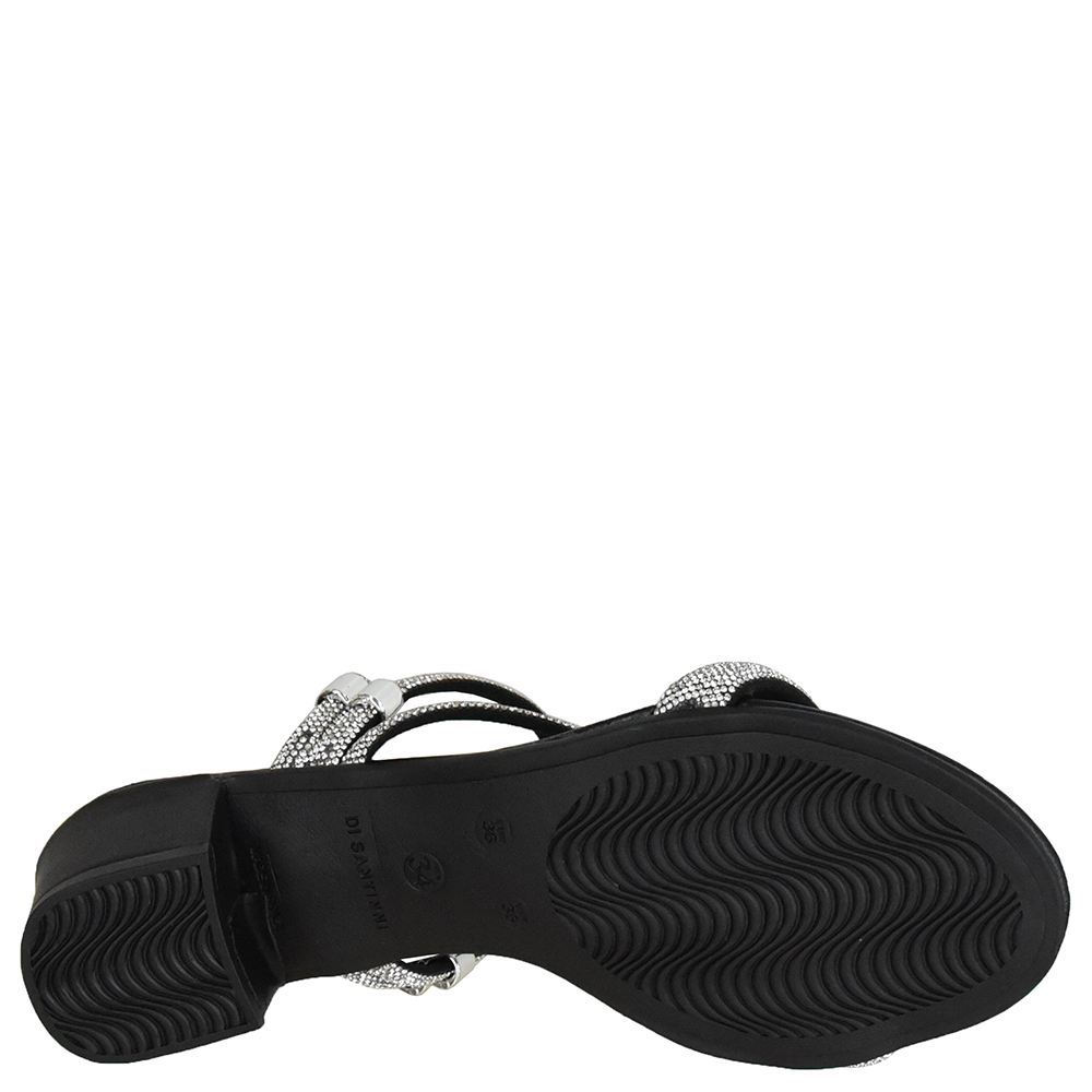 SANDALIA SALTO BLOCO STRASS REGULADOR DI SANTINNI image number 4