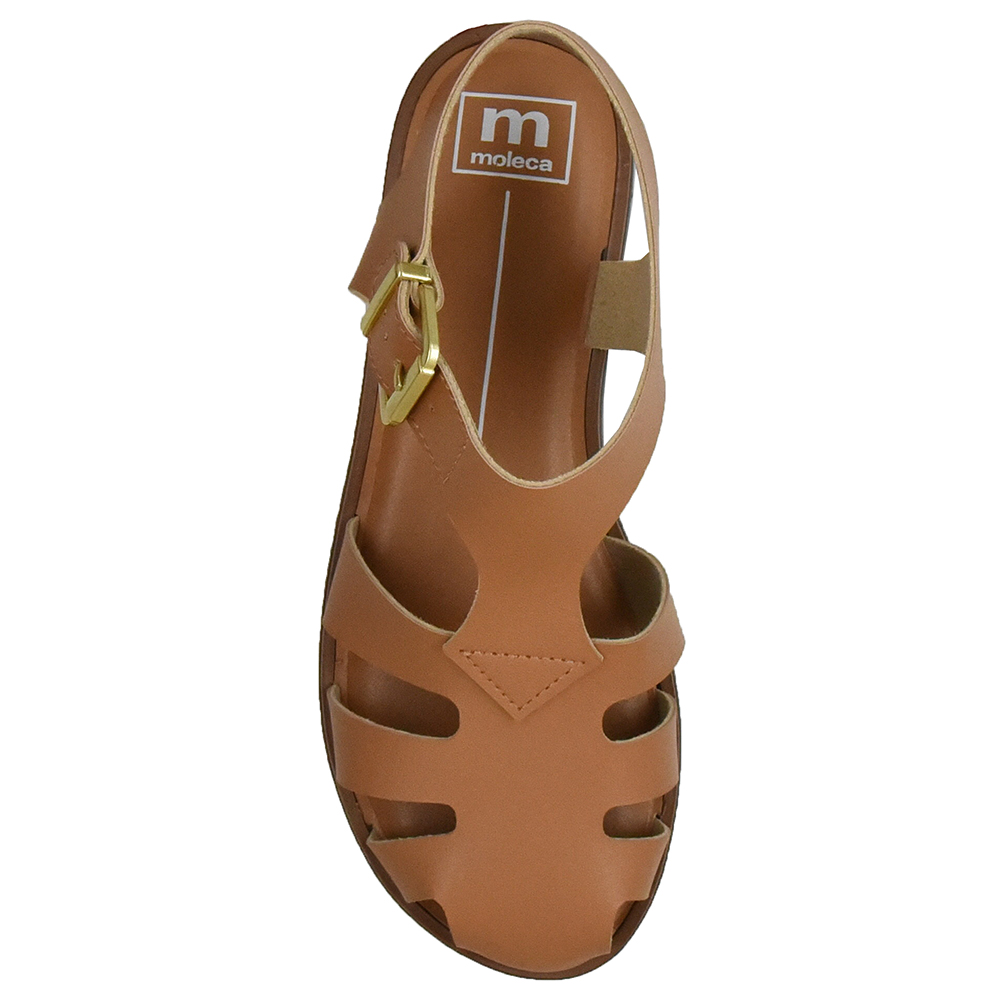 SANDALIA BAIXA RECORTES MOLECA image number 2