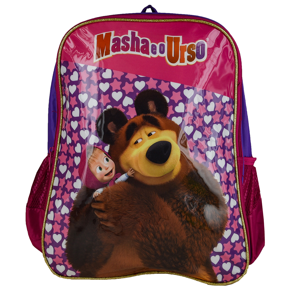 MOCHILA INF MASHA E O URSO image number 0