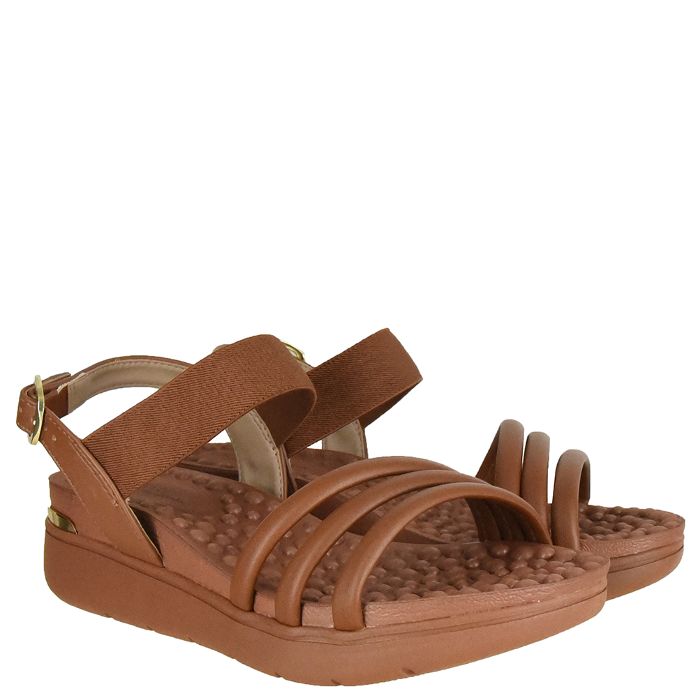 SANDALIA FLATFORM TIRAS MODARE image number 1