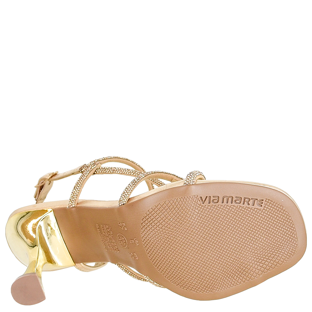 SANDALIA SALTO STRASS VIA MARTE image number 4
