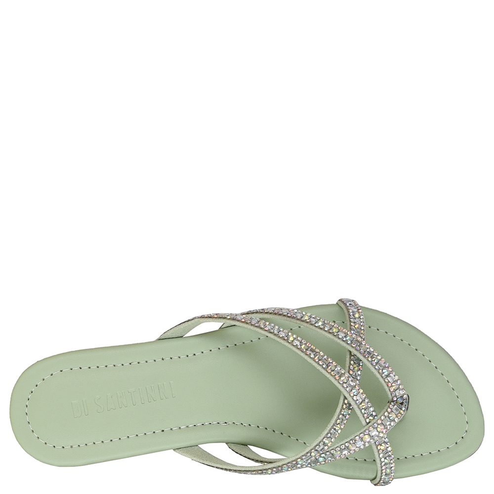 RASTEIRA TIRAS CRUZADAS STRASS DI SANTINNI image number 1