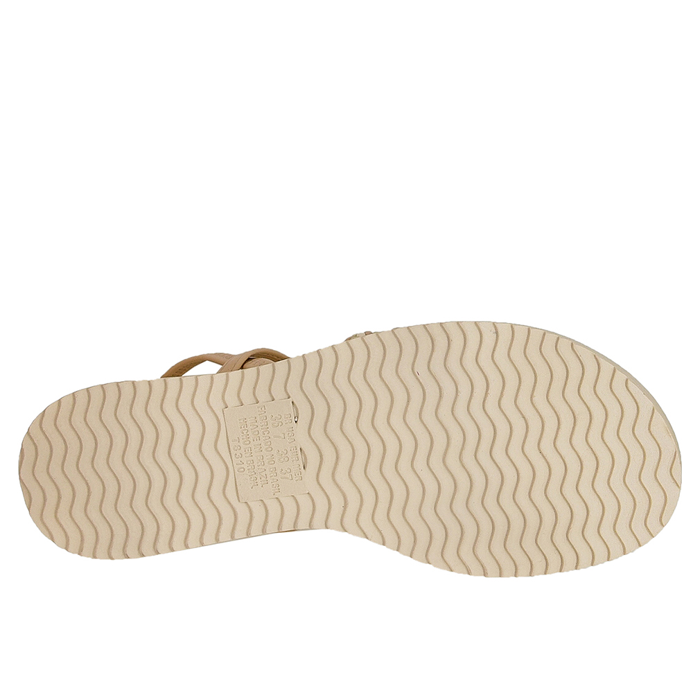 SANDALIA FLATFORM TRANCA COM PEDRAS DAKOTA image number 4
